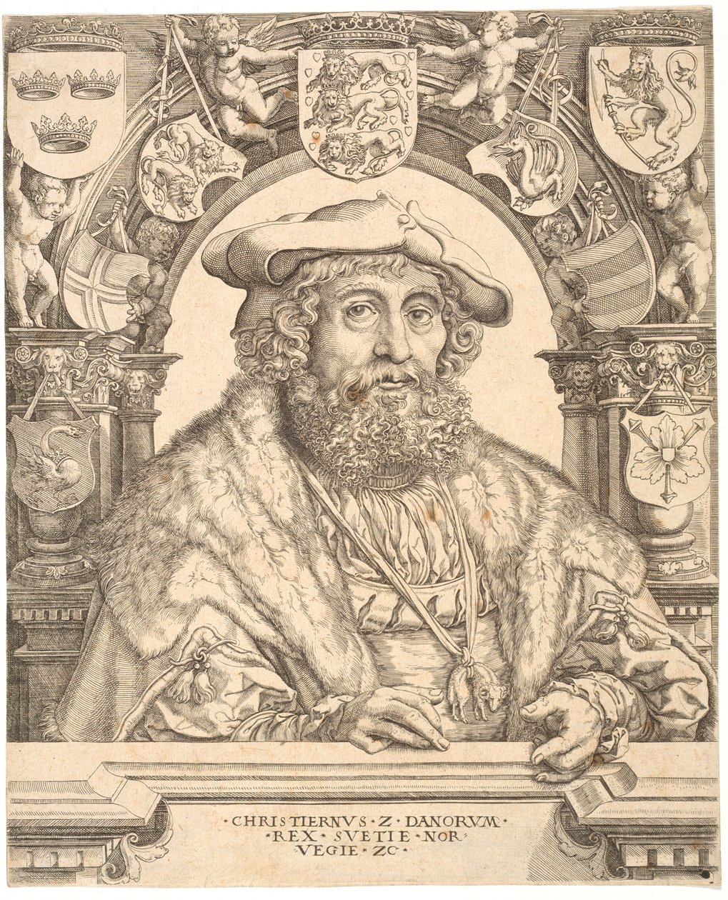 König Christian II. von Dänemark von Jacob Binck