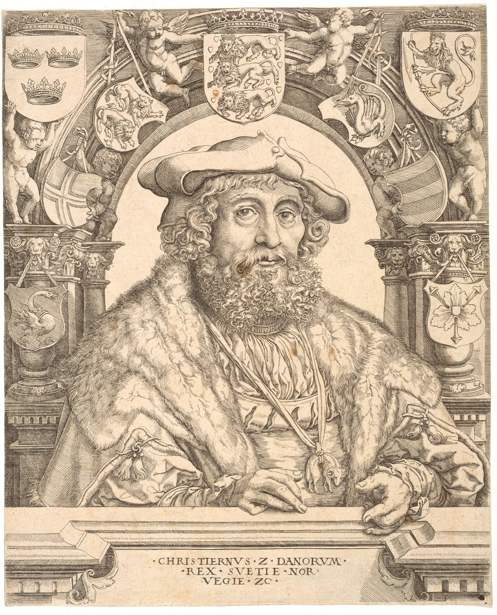 König Christian II. von Dänemark von Jacob Binck