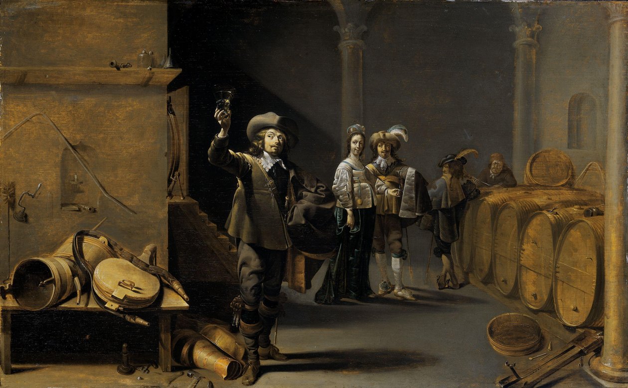 Die Weinkenner von Jacob Duck