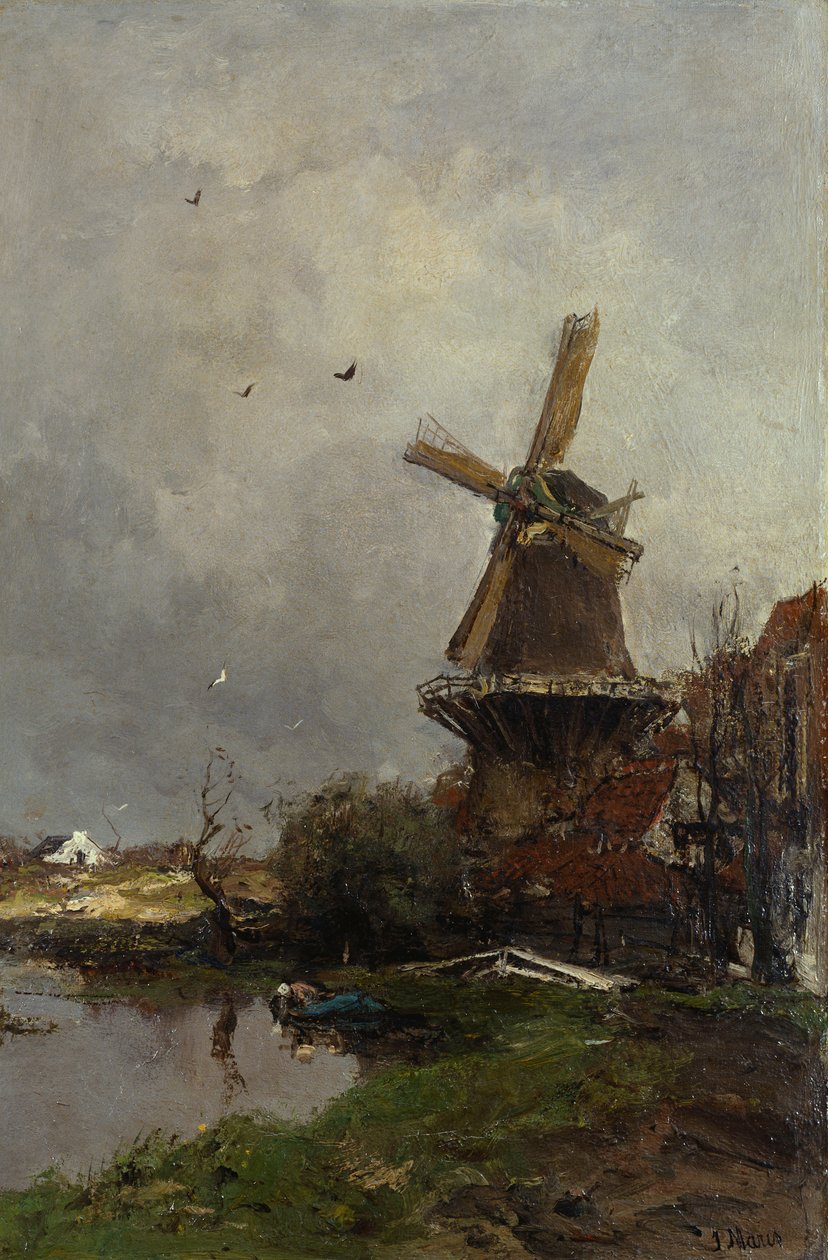 Windmühle von Jacob Henricus or Hendricus Maris