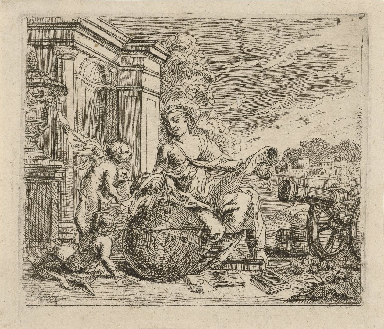 Allegorie der Geometrie von Jacob Herreyns (I)