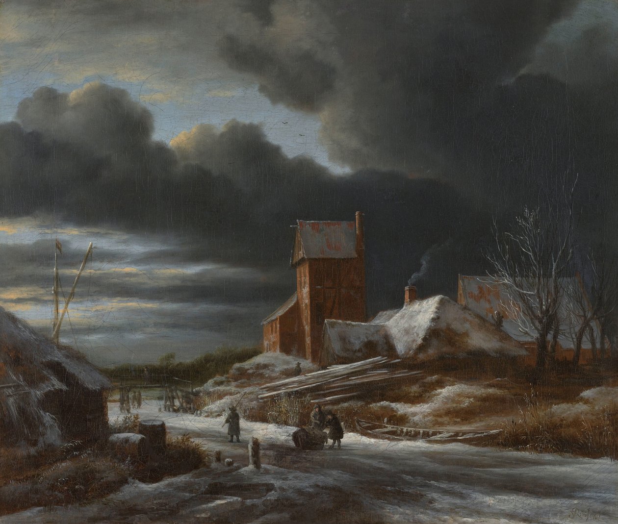 Winterlandschaft von Jacob van Ruisdael
