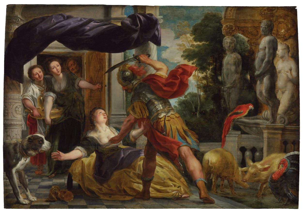 Circe und Odysseus von Jacob Jordaens