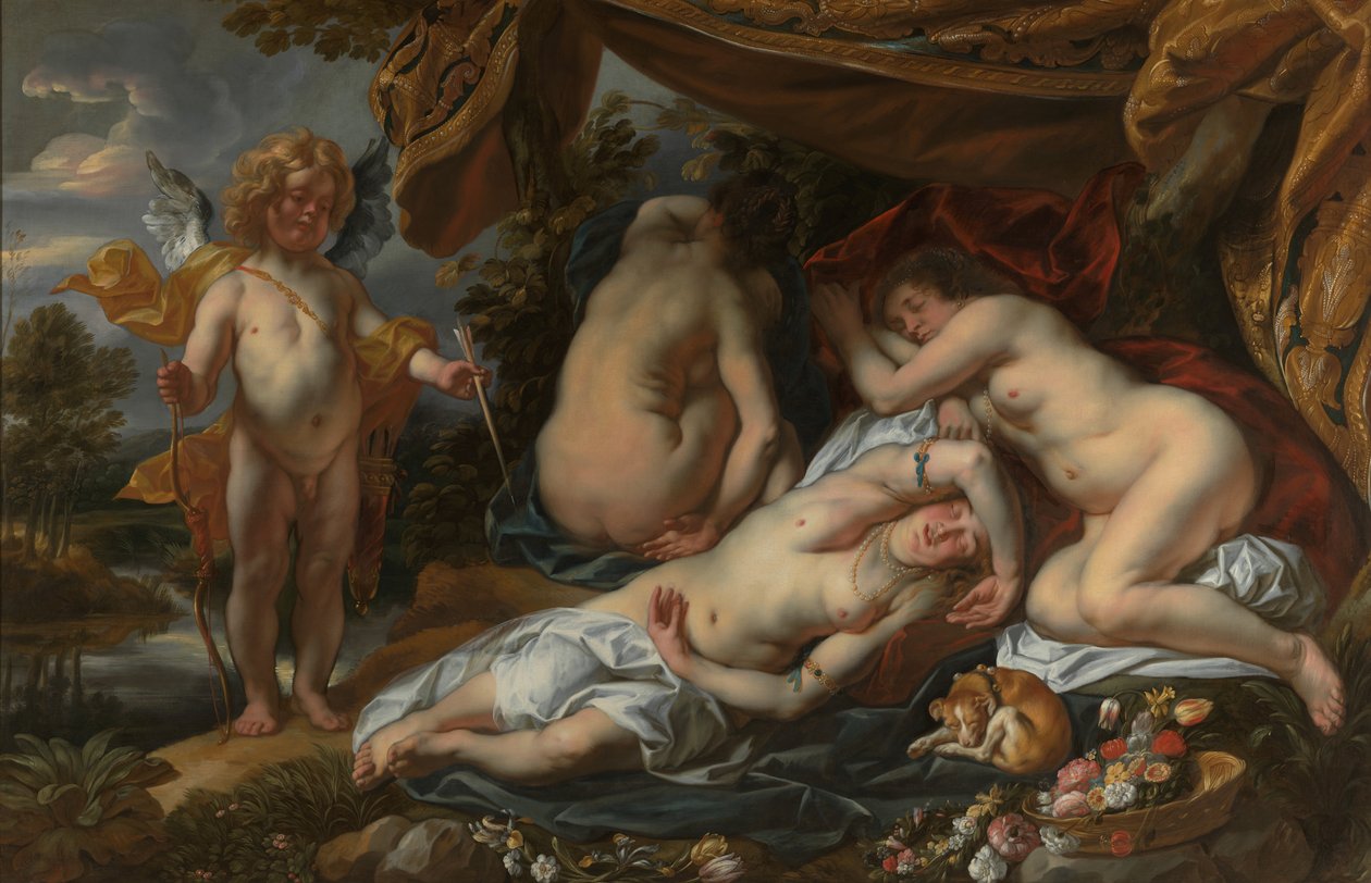 Amor und Psyche von Jacob Jordaens