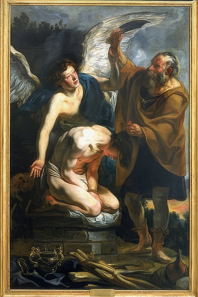 Die Opferung Isaaks von Jacob Jordaens