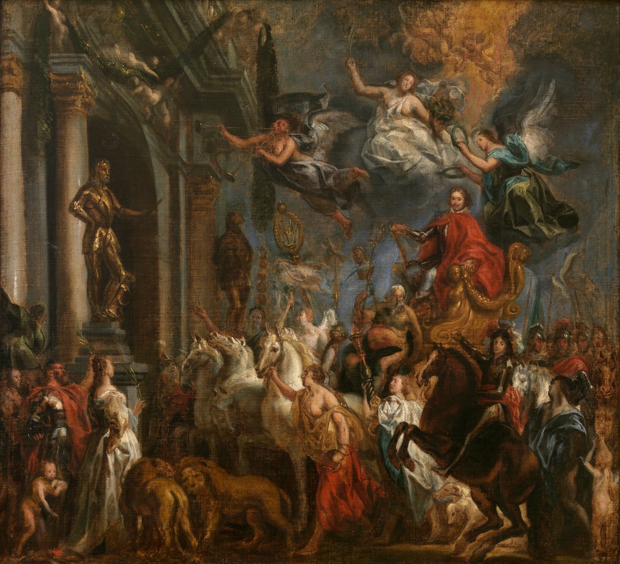 Der Triumph von Frederik Hendrik von Jacob Jordaens