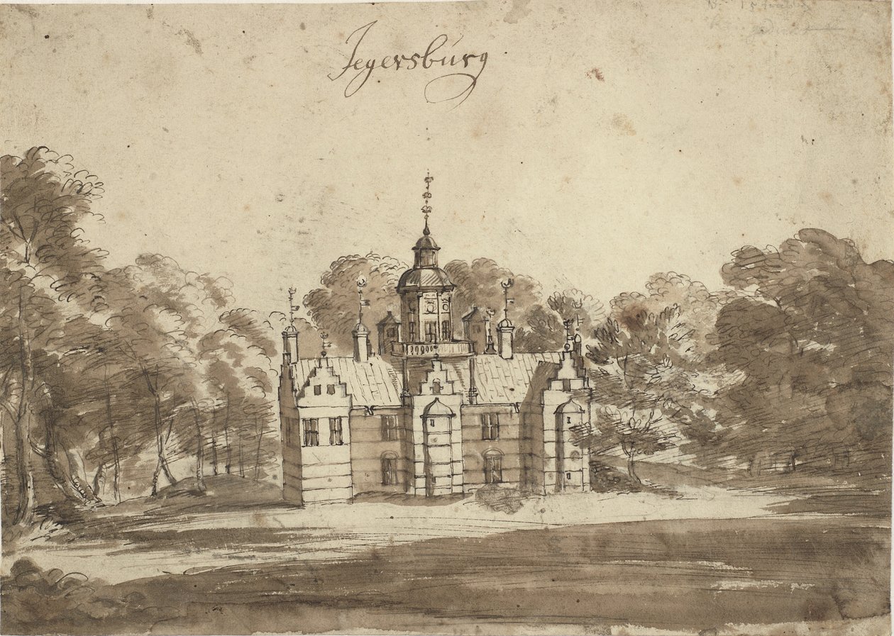 Das Badehaus bei Frederiksborg von Jacob Koninck II