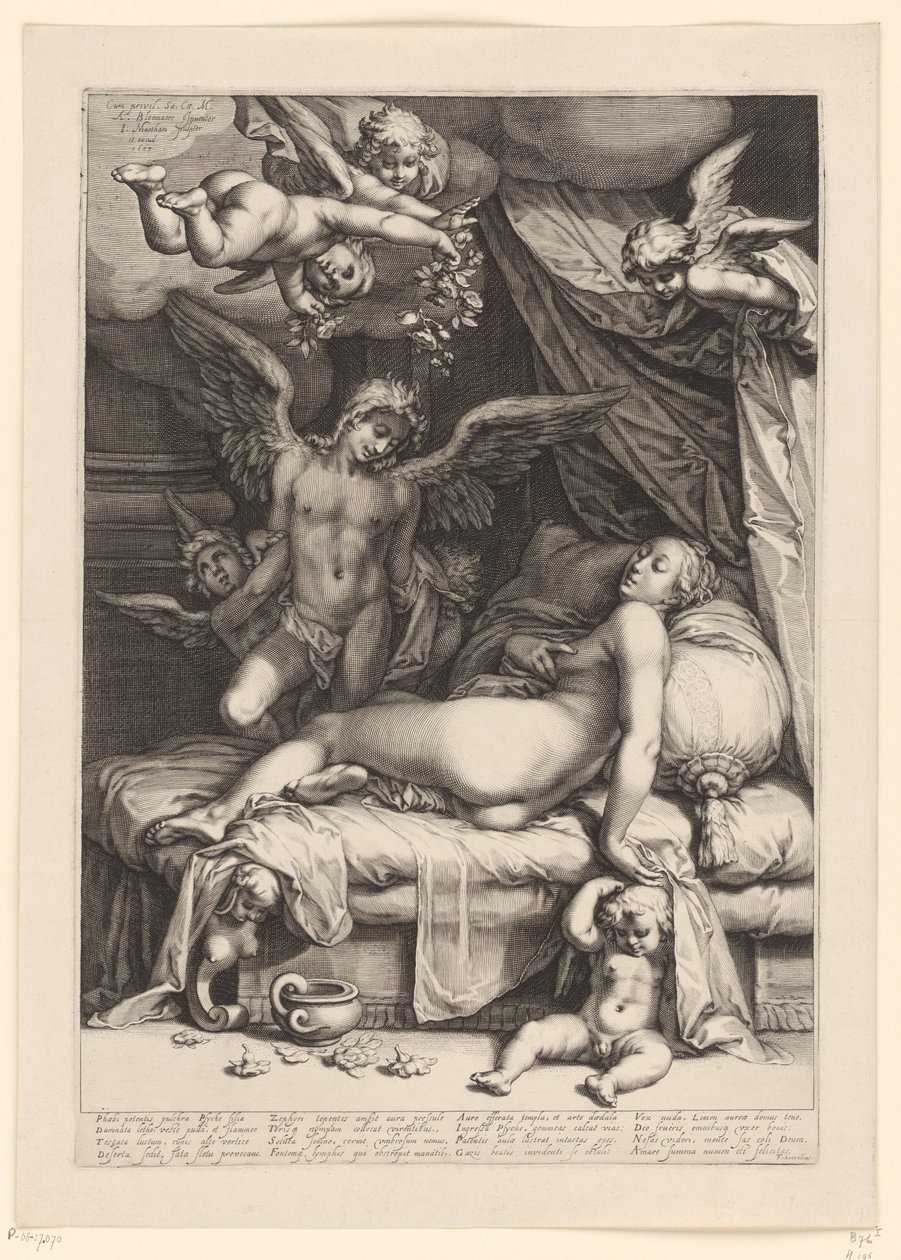 Amor und Psyche von Jacob Matham