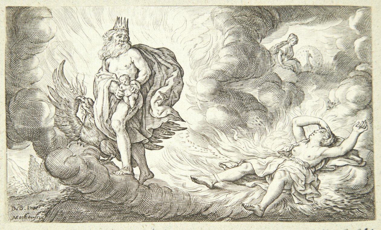 Die Geburt des Bacchus von Jacob Matham