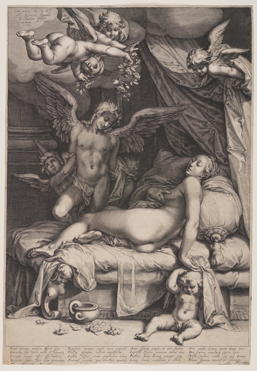 Amor und Psyche von Jacob Matham