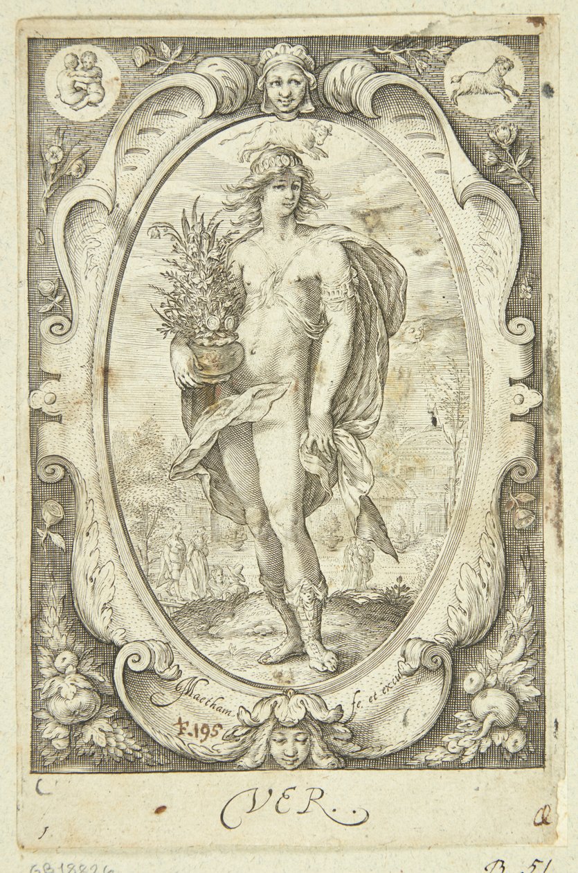 Frühling von Jacob Matham
