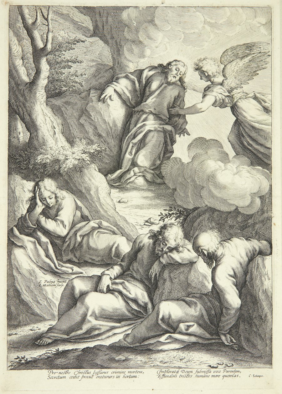 Jesus im Garten Gethsemane von Jacob Matham