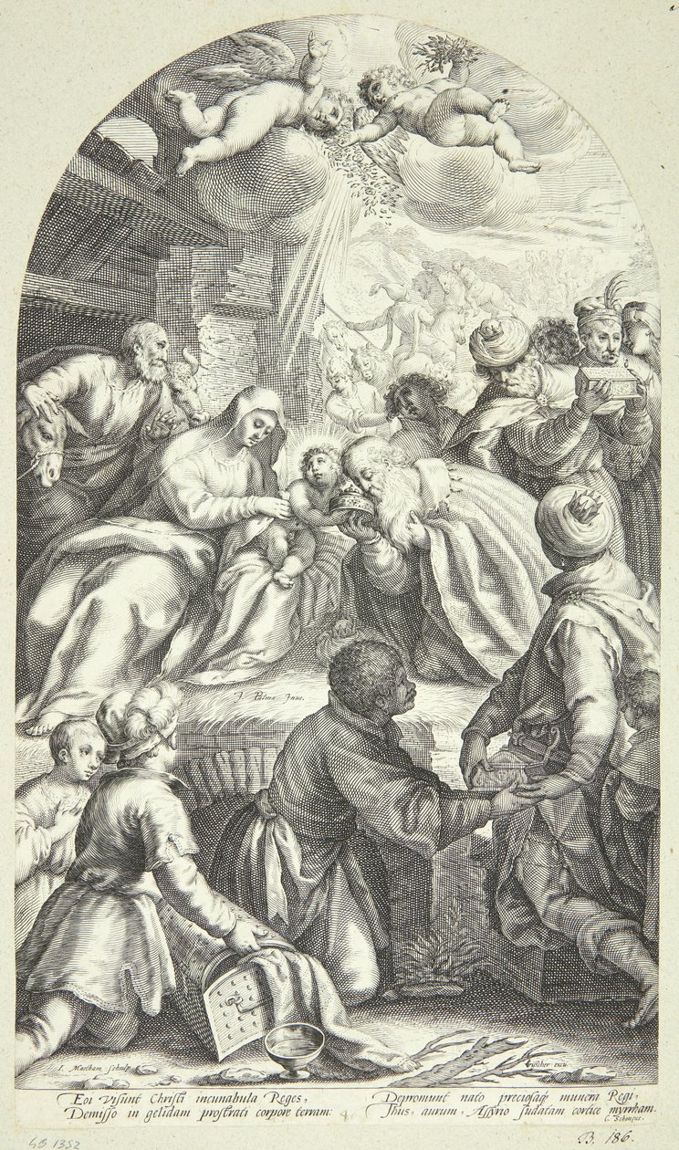 Die Anbetung der Könige von Jacob Matham
