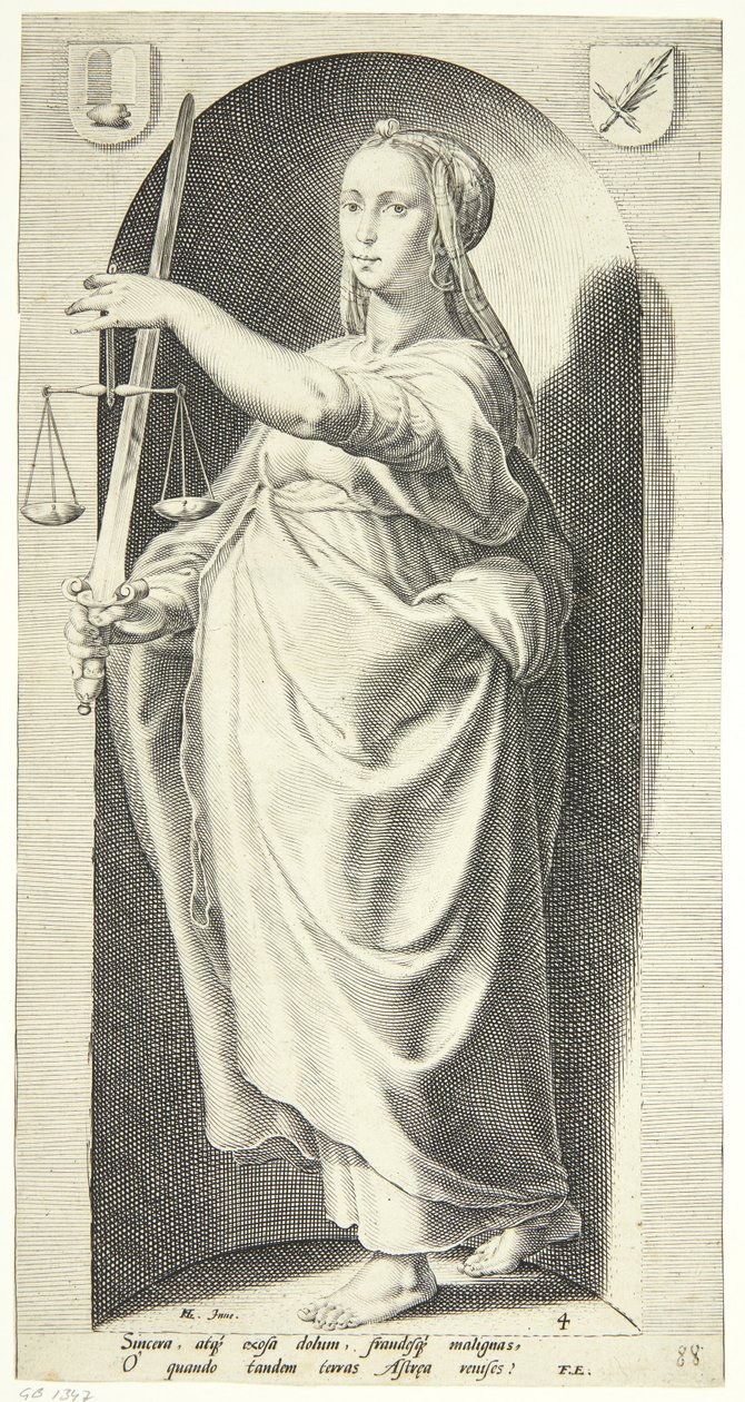 Gerechtigkeit von Jacob Matham