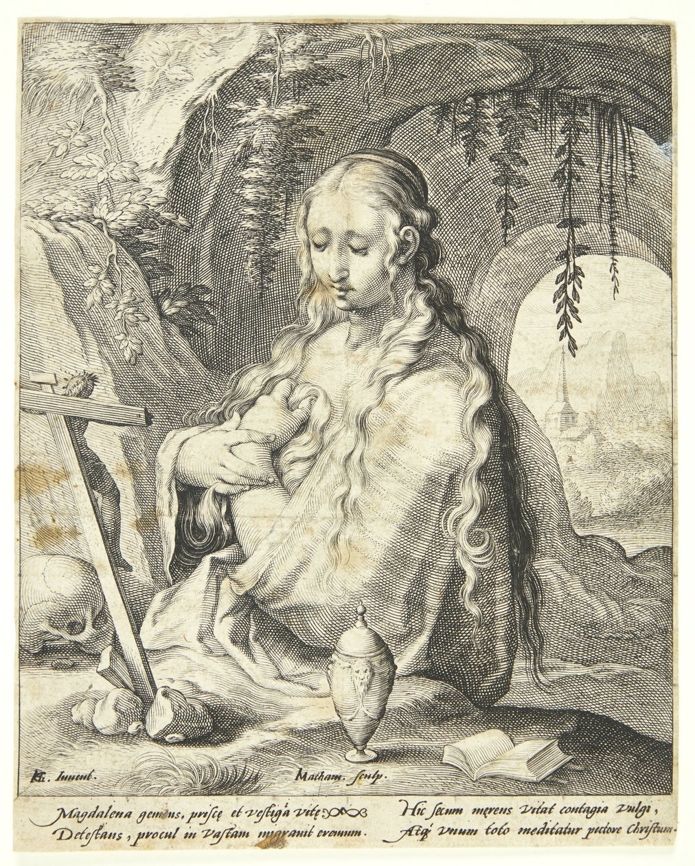 Die reuige Maria Magdalena von Jacob Matham