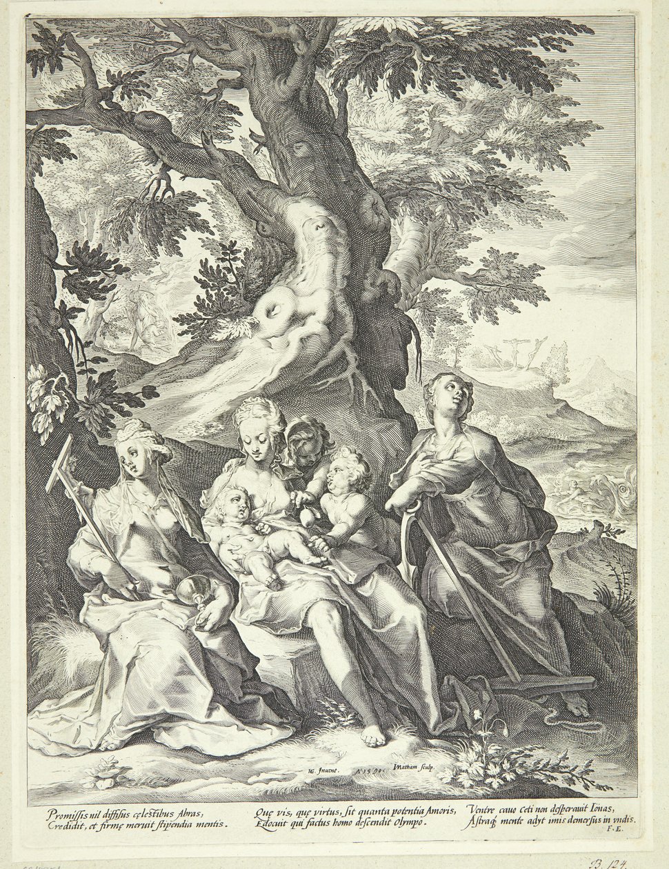 Glaube, Hoffnung und Liebe von Jacob Matham