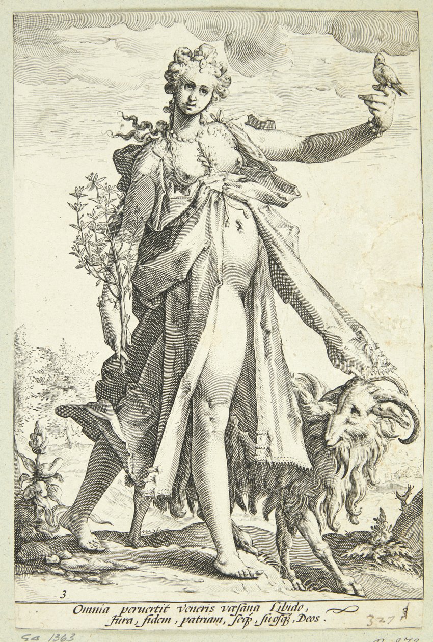 Wollust von Jacob Matham