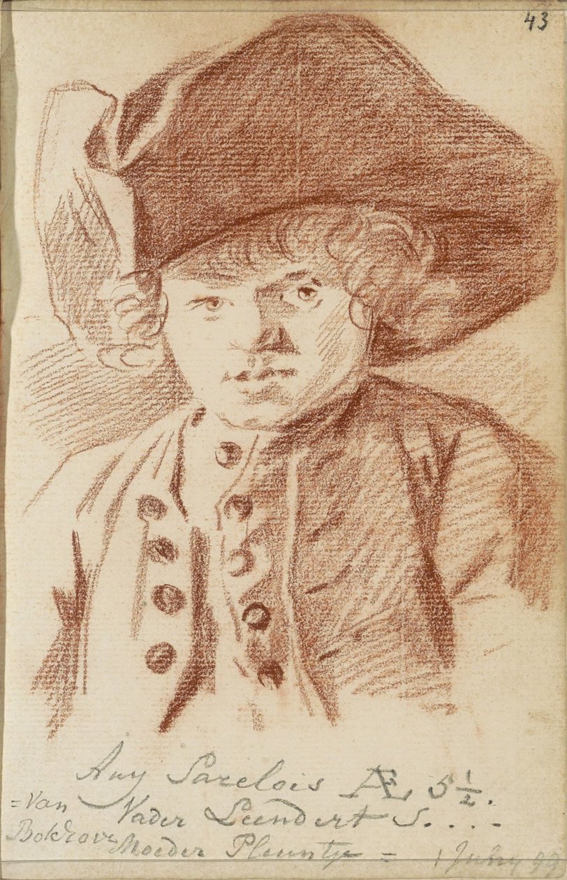 Porträt von Ary Sarelois von Jacob Perkois