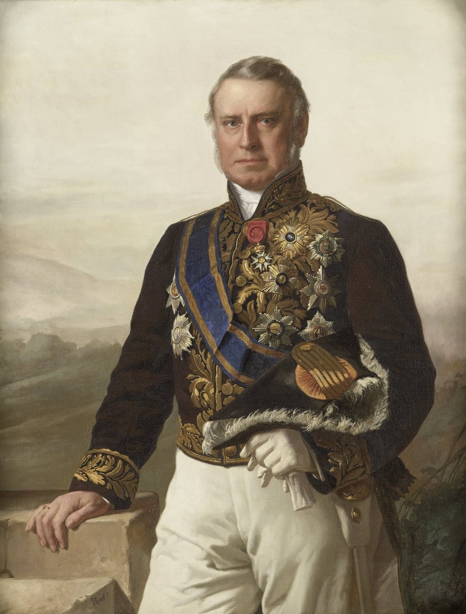 Charles Ferdinand Pahud (1803-73). Generalgouverneur (1855-61) von Jacob Spoel