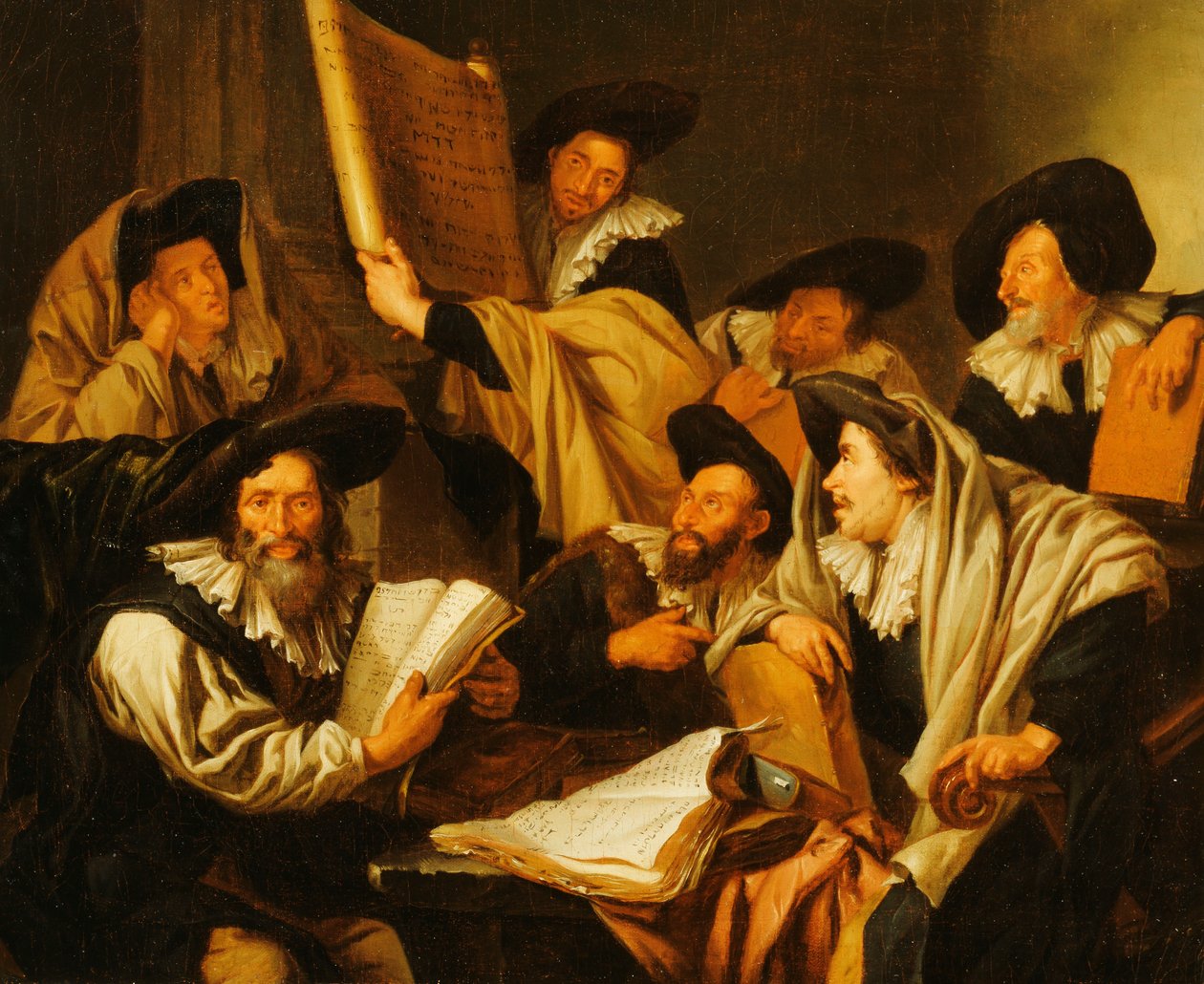 Eine rabbinische Disputation von Jacob Toorenvliet