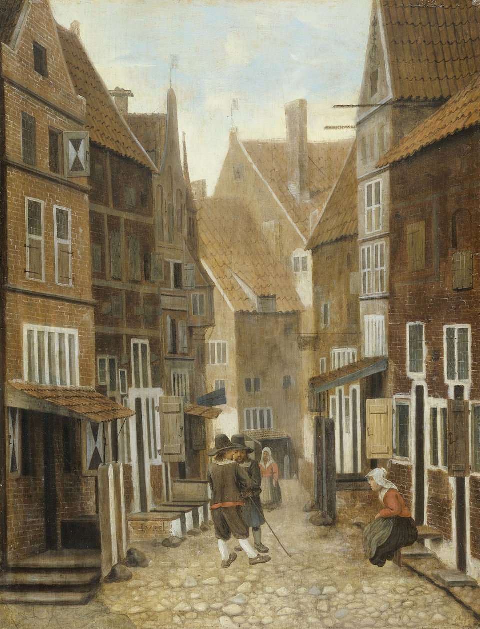Ansicht einer Stadt von Jacob Vrel
