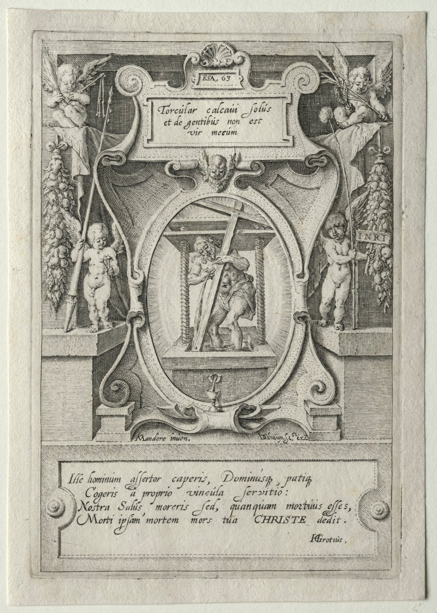 Passionsset: Titelseite von Jacob de Gheyn II
