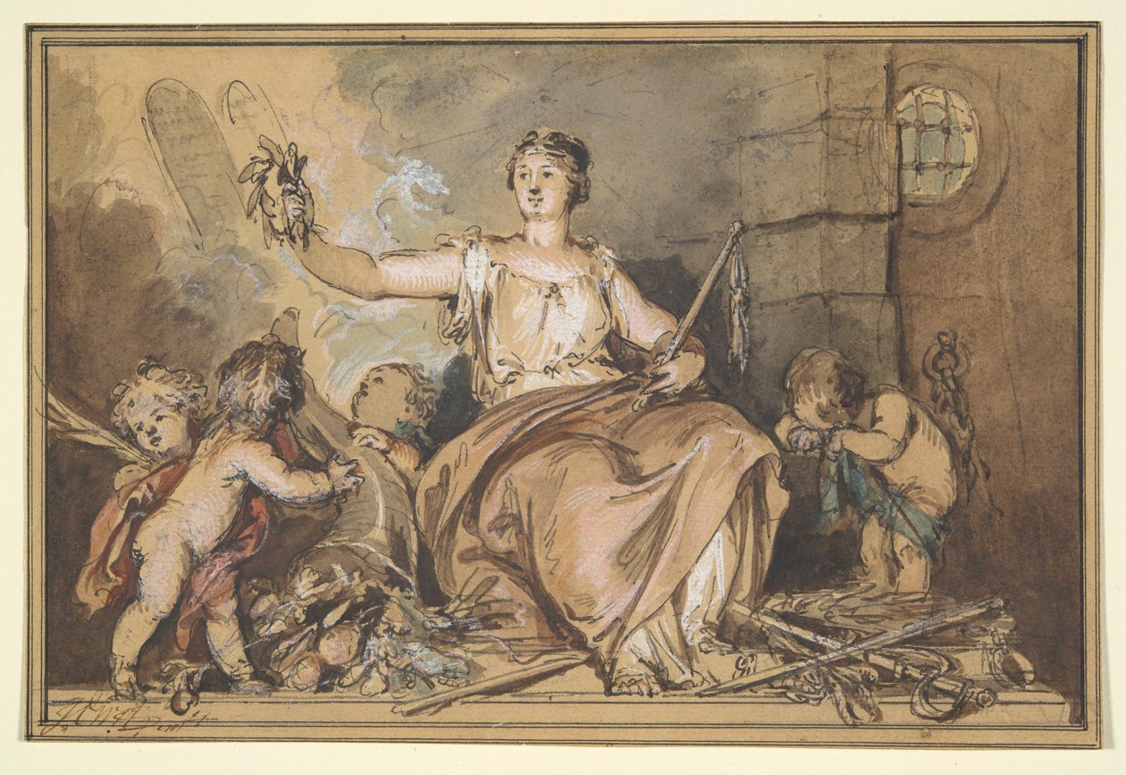 Allegorie von Krieg und Frieden von Jacob de Wit