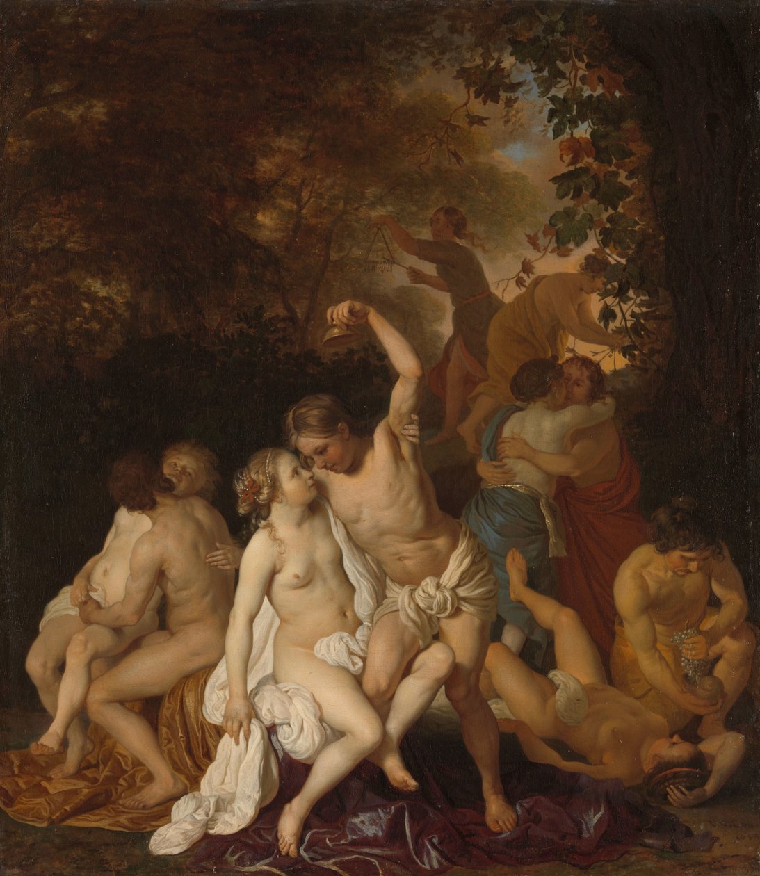Szene mit Bacchantinnen von Jacob van Loo