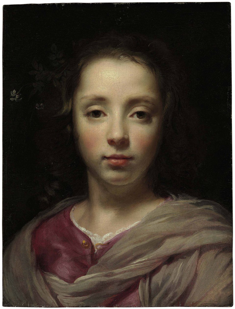 Kopf eines jungen Mädchens von Jacob van Oost