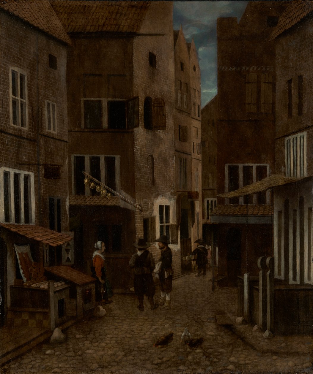 Straßenszene von Jacobus Vrel or Frel