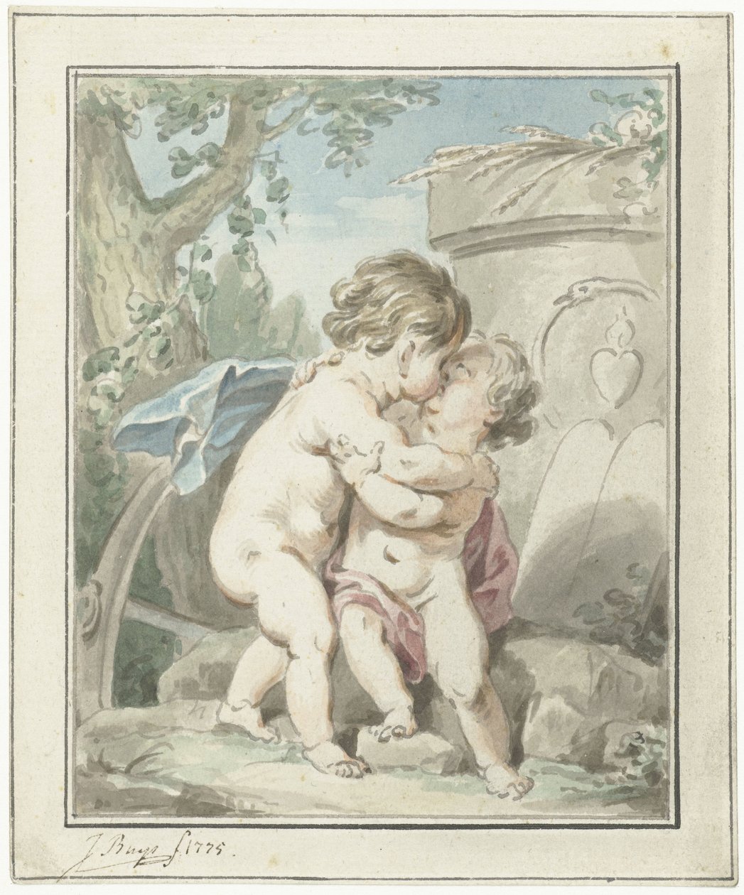 Allegorie der Liebe von Jacobus Buys