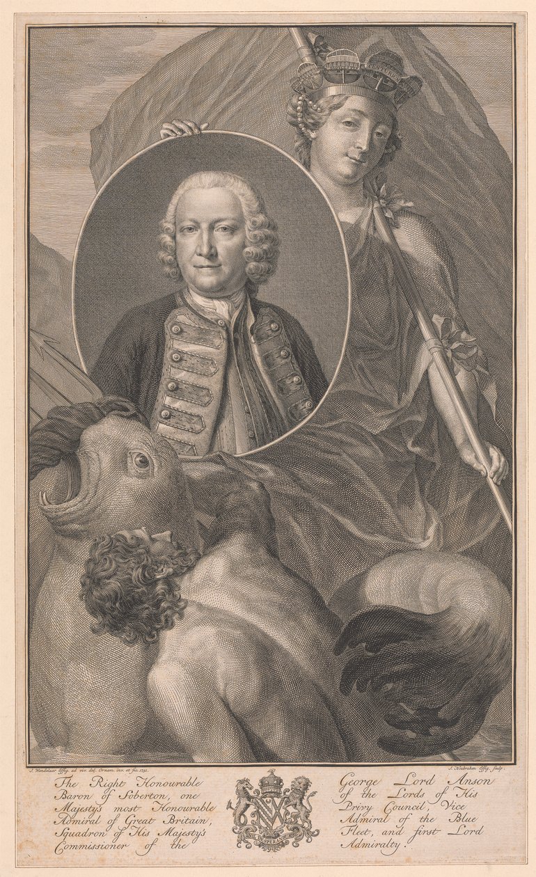 George Lord Anson von Jacobus Houbraken