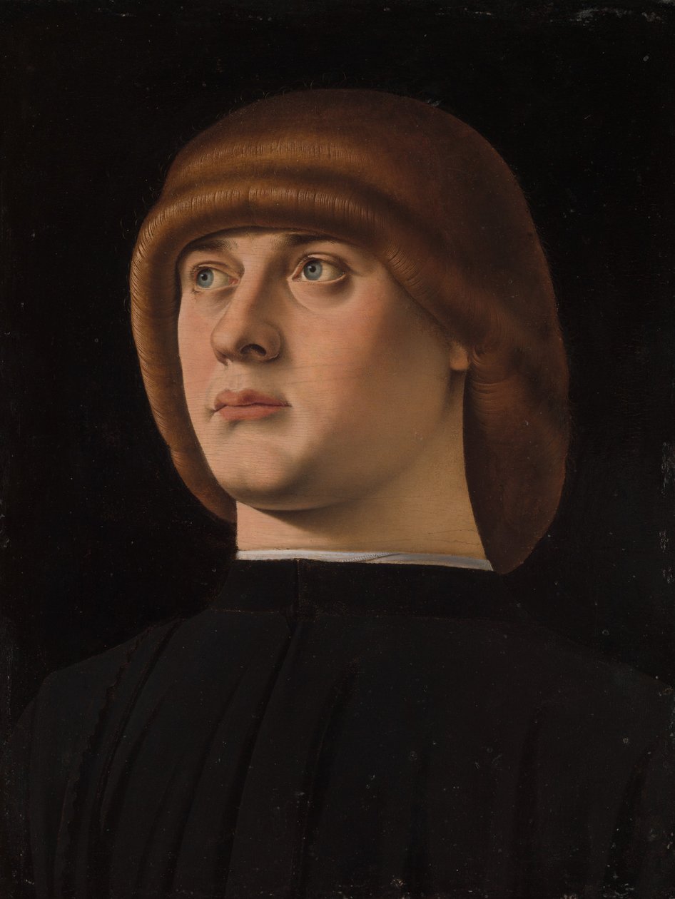 Porträt eines jungen Mannes, 1480er von Jacometto Veneziano