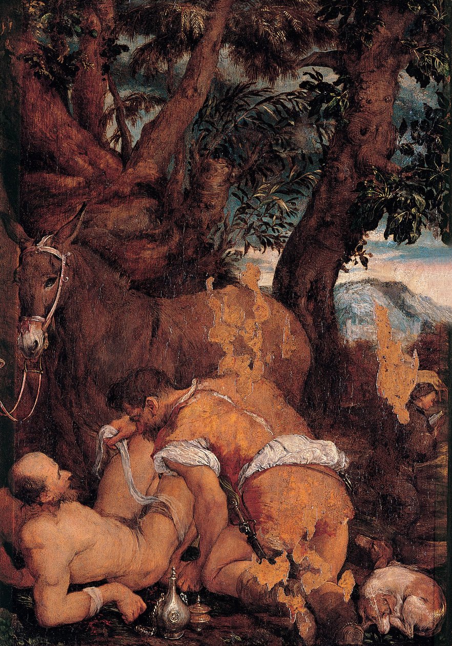 Der barmherzige Samariter von Jacopo Bassano