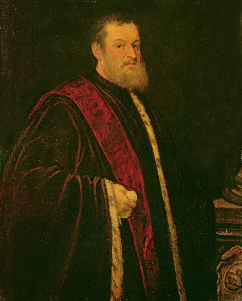 Porträt von Andrea Cappello von Jacopo Robusti Tintoretto