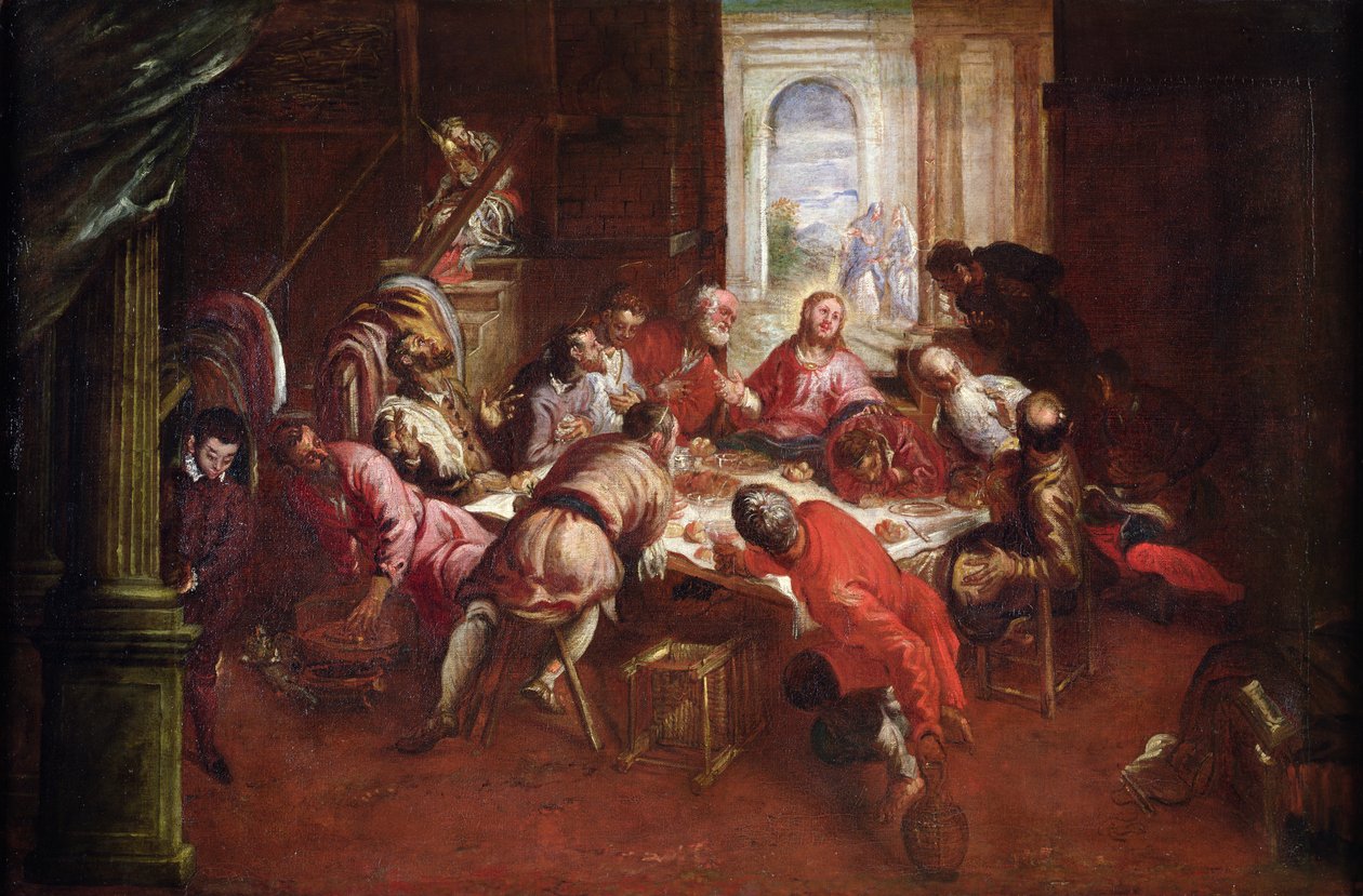 Das letzte Abendmahl von Jacopo Robusti Tintoretto