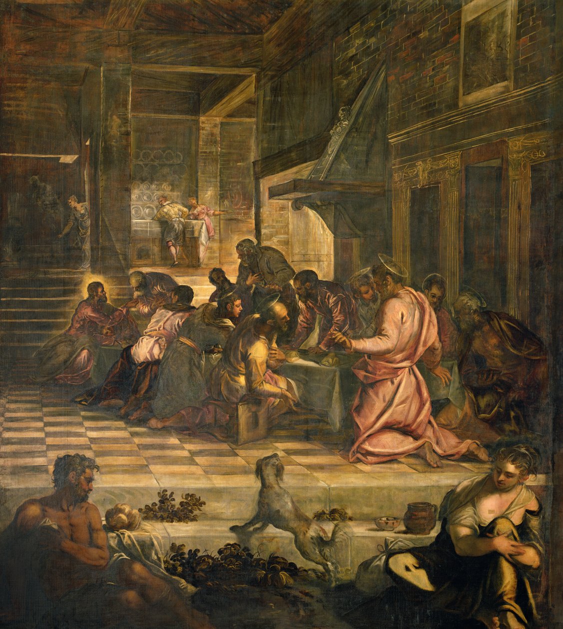 Das letzte Abendmahl von Jacopo Robusti Tintoretto