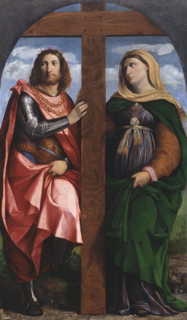 St. Helena und St. Konstantin von Jacopo (c.1480 1528) Palma