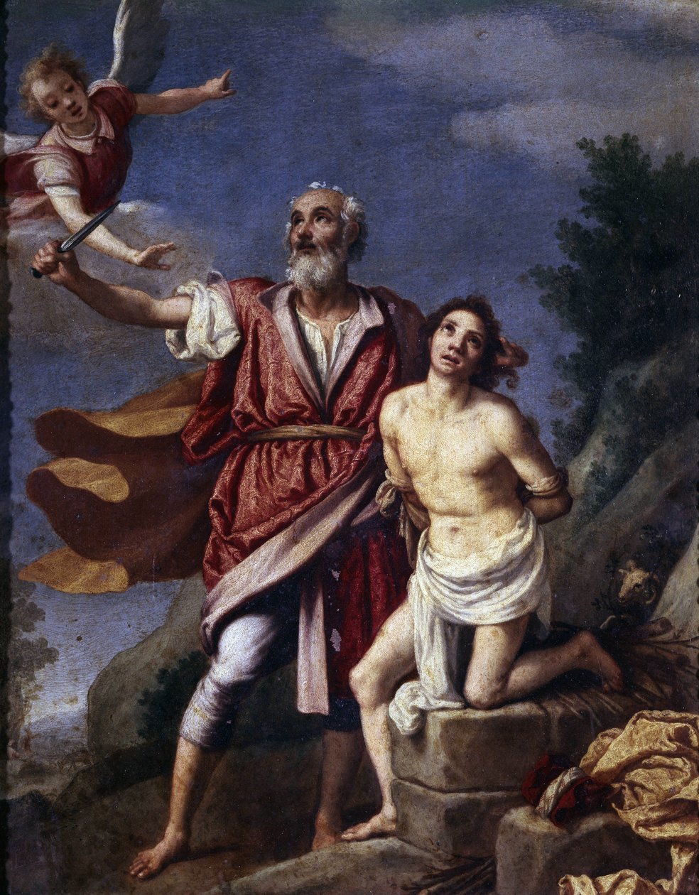 Isaaks Opfer, 1594 von Jacopo Chimenti Empoli