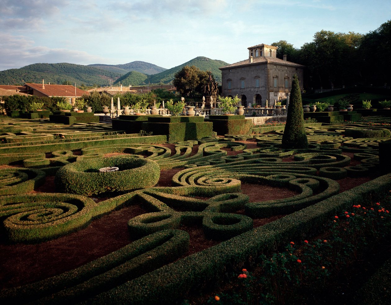 Ansicht der Villa Lante von Jacopo Vignola