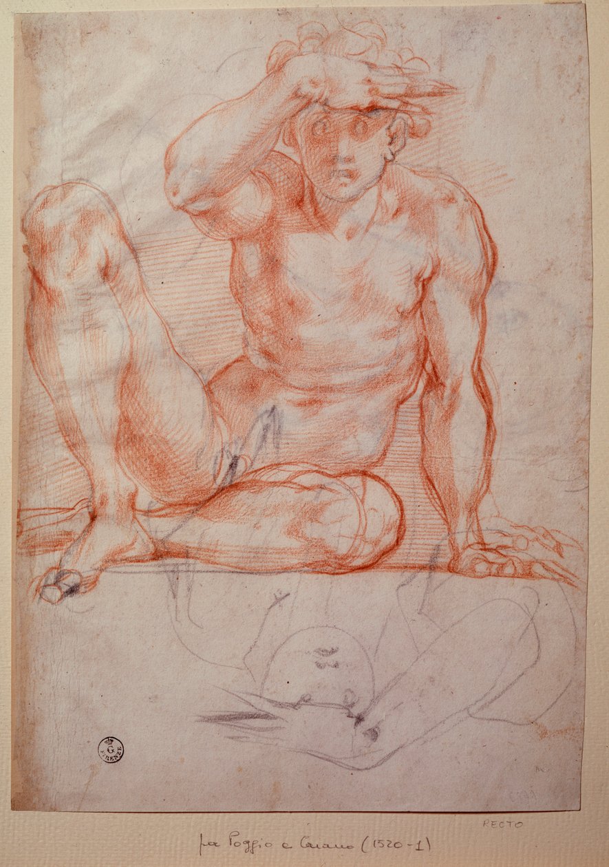 Nackter Mann von Jacopo Pontormo