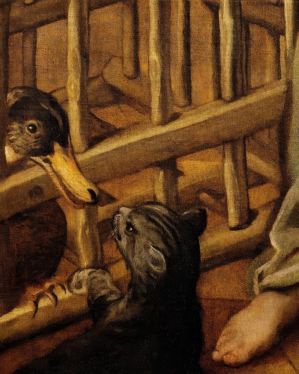 Leda mit dem Schwan von Jacopo Robusti Tintoretto