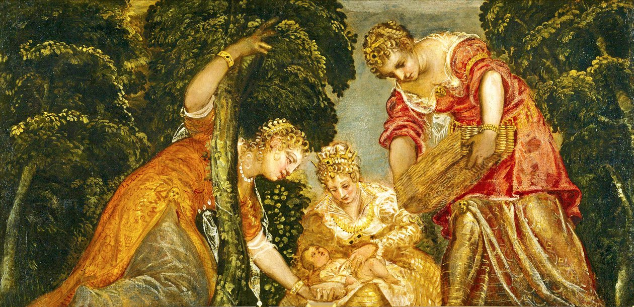 Moses aus den Wassern gerettet von Jacopo Robusti Tintoretto