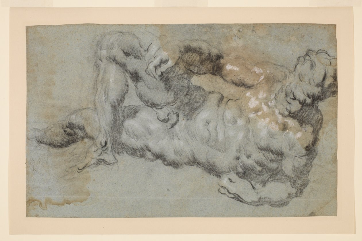 Studie nach Michelangelos "Abend" von Jacopo Robusti Tintoretto