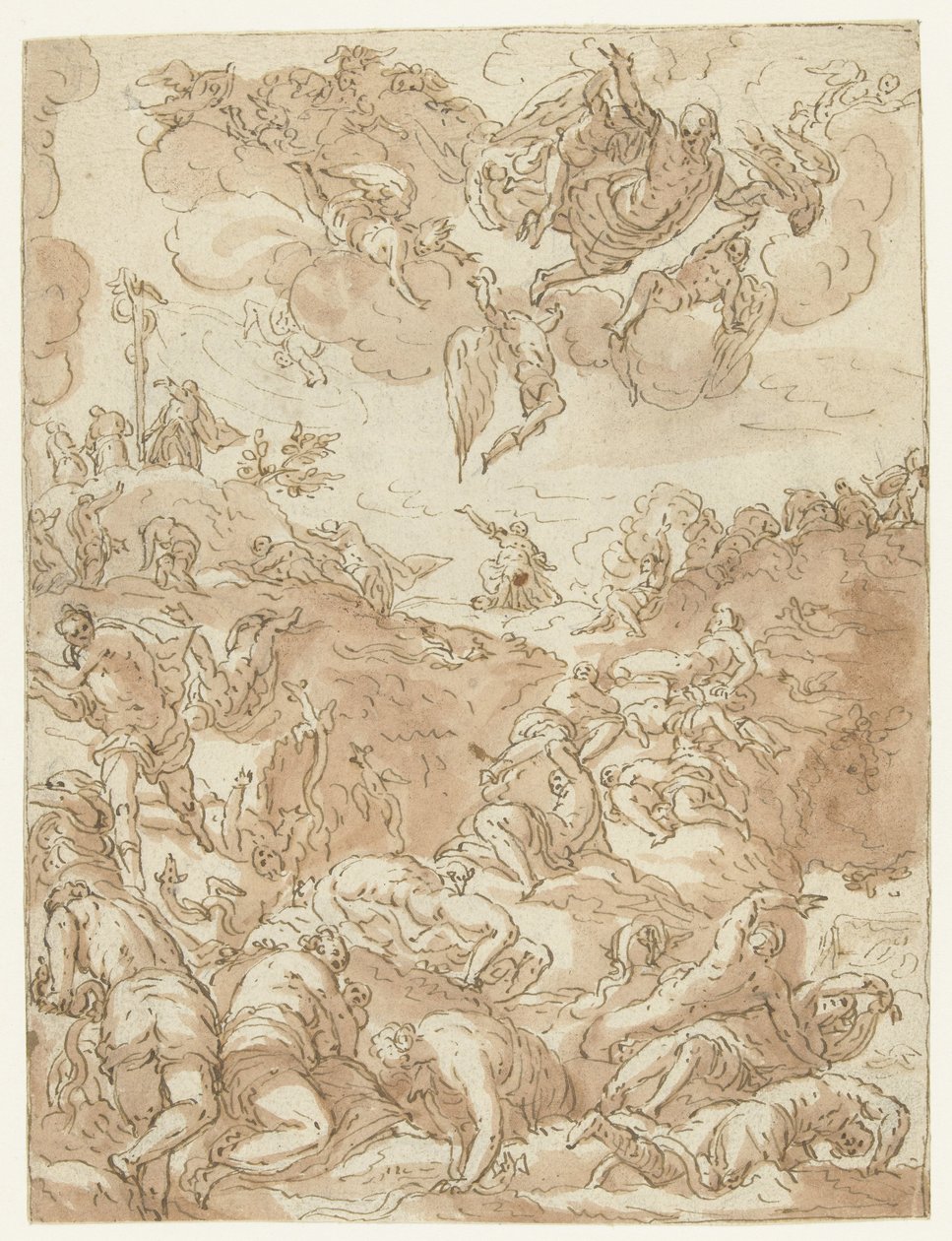 Errichtung der ehernen Schlange von Jacopo Tintoretto