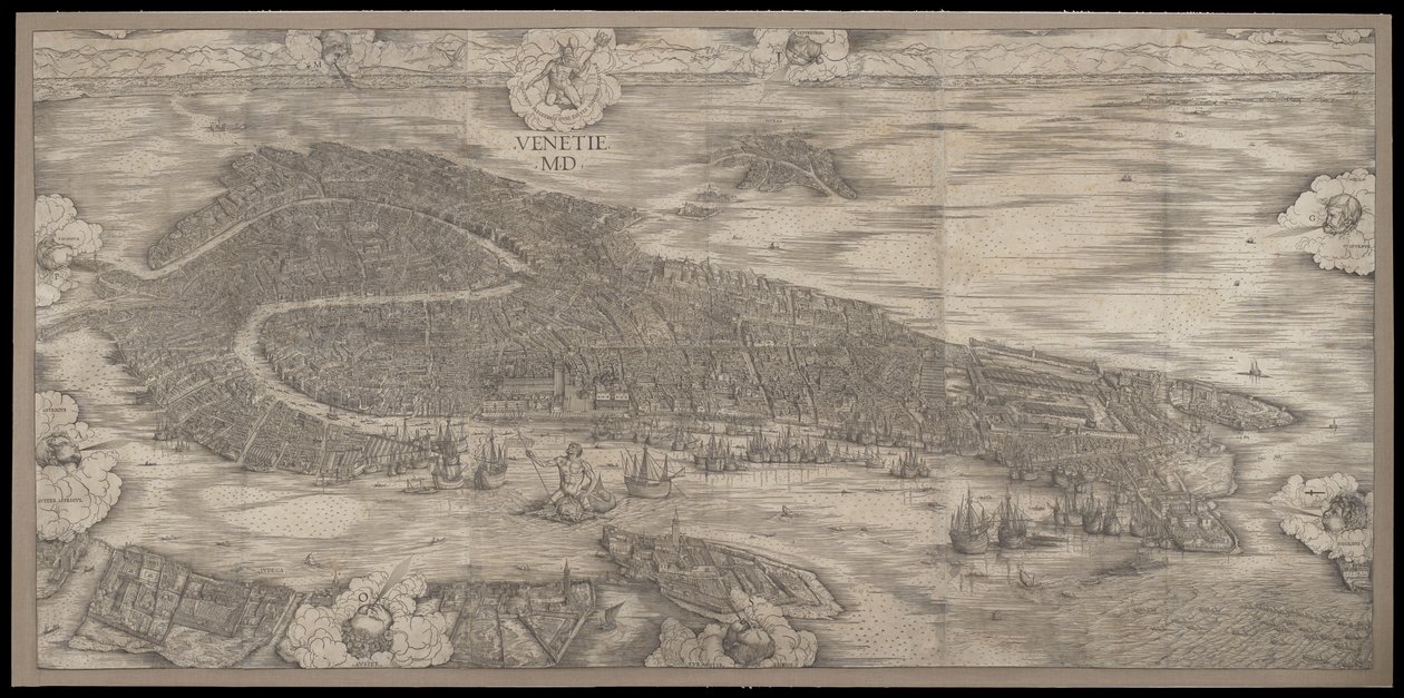 Ansicht von Venedig von Jacopo de Barbari