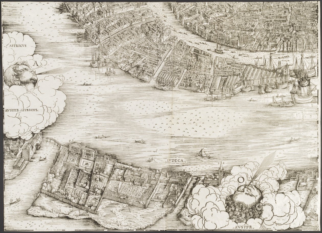 Ansicht von Venedig [unterer linker Block] von Jacopo de