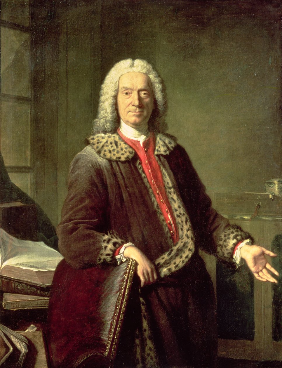 Porträt von Prosper Jolyot de Crebillon, 1746 von Jacques Andre Joseph Camelot Aved