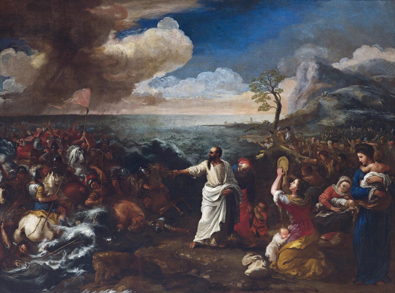 Der Durchzug durch das Rote Meer von Jacques Courtois