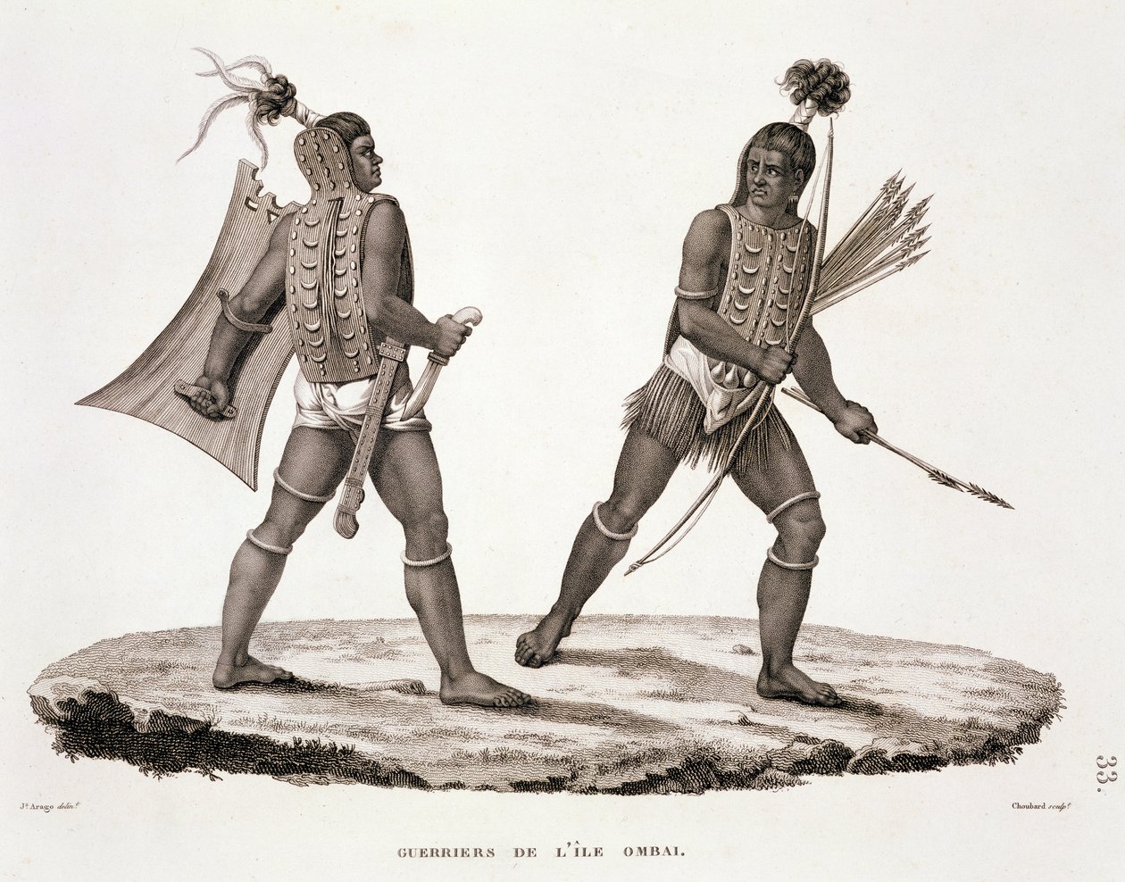 Krieger von der Insel Ombai, aus 